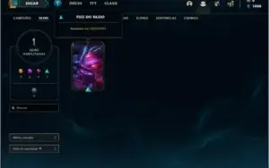 Conta bronze 3 barata com 1 skin e 25 champs