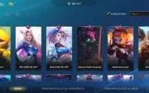 Conta de Wild Rift Antiga e com Muitas Skins