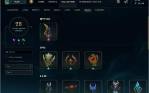 CONTA League of Legends 382 SKINS