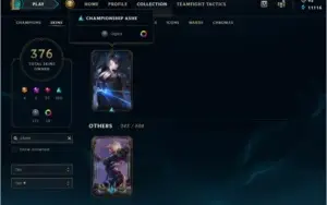 CONTA League of Legends 382 SKINS
