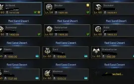 Conta End Game 4 Personagens 1600+ e 4 1590+ Server SA