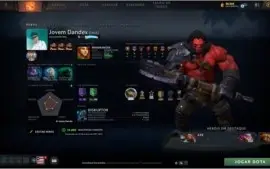 Dota 2 imortal + vários jogos na conta