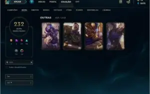 CONTA GRAND-MASTER ALL CHAMPIONS 232 SKINS