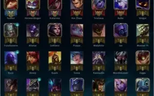 Conta lol bronze com 36 champs e 10 skins barata e com email