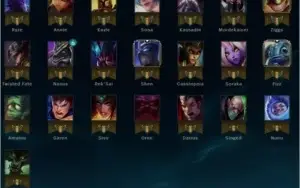Conta lol bronze com 36 champs e 10 skins barata e com email