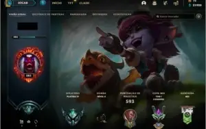 CONTA LOL PLATINA !!!