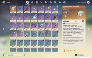 AR 45|EULA C1,KAZUHA,KLEE, DILUC E KEKING|ORAÇÃO PERDIDA T5|