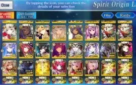 Fate Grand Order. Account