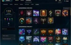 Conta lol todos os campeoes 82 Skins