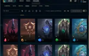 Conta lol todos os campeoes 82 Skins