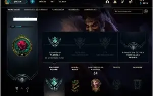 Conta platina 1  ( 75 PDL ) com 4 skins e 22 champs