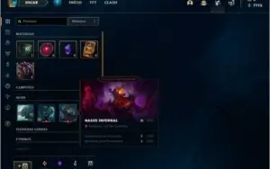 Conta platina 1  ( 75 PDL ) com 4 skins e 22 champs