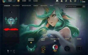 PLATINA 4, EMAIL NÃO CONFIRMADO - CONTA LEAGUE OF LEGENDS
