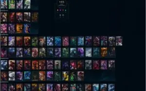 CONTA LEAGUE OF LEGENDS PLATINA 5 - 105 SKINS - ALL CAMPEÕES