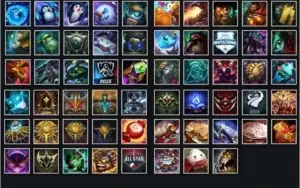 Conta (Platina V) 49Skins, 104Personagens, 58 Ícones Obtidos