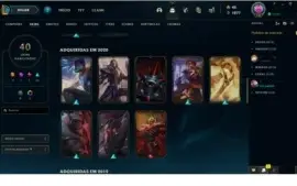 Conta LEAGUE OF LEGENDS - TIER MESTRE SEASON 2021 - UNRANKED
