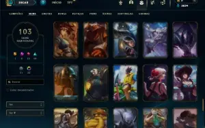 Prata 2 com 90 Champs e 103 Skins ( MID / TOP / JG )