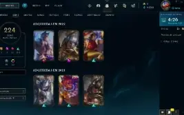 conta league of legends+valorant