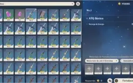 SUPER CONTA GENSHIN AR 46 com Eula, Zhong, Qiqi e Jean