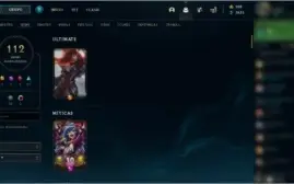 Conta League of Legends com 112 skins