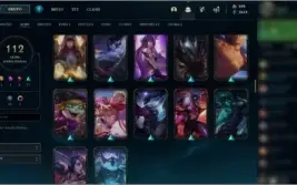 Conta League of Legends com 112 skins