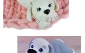 Receita em PDF - Cachorro Holandês Amigurumi