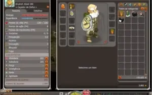 Conta dofus Enutrof 199 (44%) e zobal 160 sem sets.