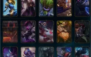 CONTA LOL 87 SKINS 9 LENDARIAS E DIVERSOS CHAMPS.