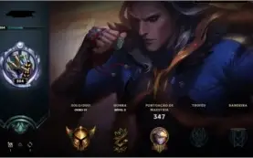 CONTA LOL 87 SKINS 9 LENDARIAS E DIVERSOS CHAMPS.