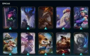 CONTA LOL 87 SKINS 9 LENDARIAS E DIVERSOS CHAMPS.