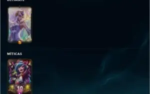 CONTA LOL 87 SKINS 9 LENDARIAS E DIVERSOS CHAMPS.