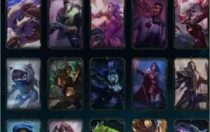 CONTA LOL 87 SKINS 9 LENDARIAS E DIVERSOS CHAMPS.