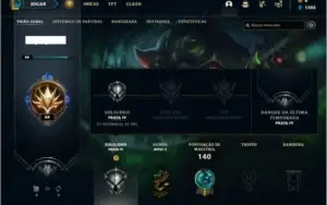 Conta prata 4 com 19 skins e 37 champs