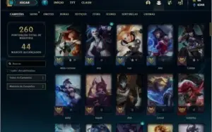 Conta Unranked com 87 Champs e 120 Skins (3 Ultimates)
