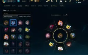 Diamante 1 com 31 Champs e 5 Skins + 5 Fragmentos