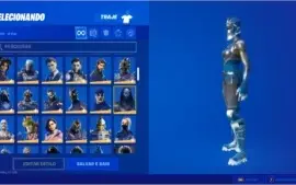 FORTNITE CONTA COM WONDER E WILDCAT
