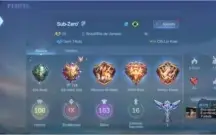 CONTA MOBILE LEGENDS LV 89 / 108 HERÓIS / 163 SKINS