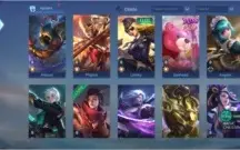 CONTA MOBILE LEGENDS LV 89 / 108 HERÓIS / 163 SKINS