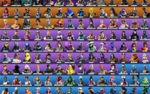 conta fortnite renegade raider + skins raras