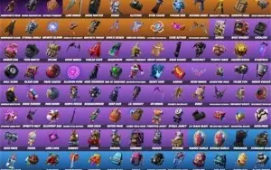 conta fortnite renegade raider + skins raras