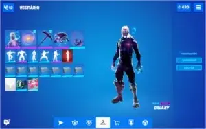 Vendo conta fortnite com galaxy desde a temporada 2