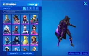 Vendo conta fortnite com galaxy desde a temporada 2