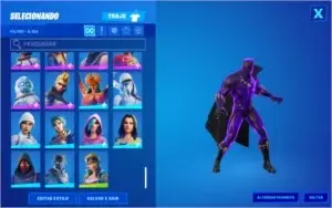 Vendo conta fortnite com galaxy desde a temporada 2