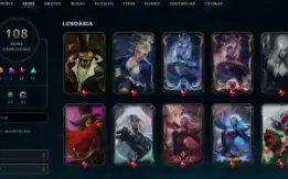 Conta League of Legends Full Acesso - 79 Champs e 108 Skins