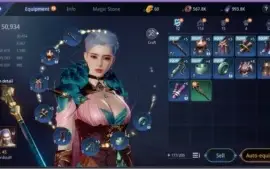 MIR4 - EU11 -  level 45 - 50k - 6 Pet Raro + pacotes