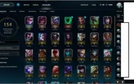 CONTA LEAGUE OF LEGENDS DIAMANTE 4