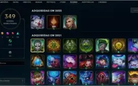 Vendo Conta LoL 427 Skins - Unranked