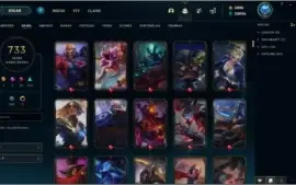 733 Skins, 9 anos de conta LVL 42 dono original