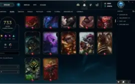 733 Skins, 9 anos de conta LVL 42 dono original