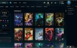 733 Skins, 9 anos de conta LVL 42 dono original